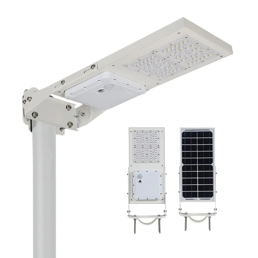 High Lumen Ip65 Waterproof Street Lamp 15W 30W Luminaria Solar All In One Outdoor Solar Led Street Light