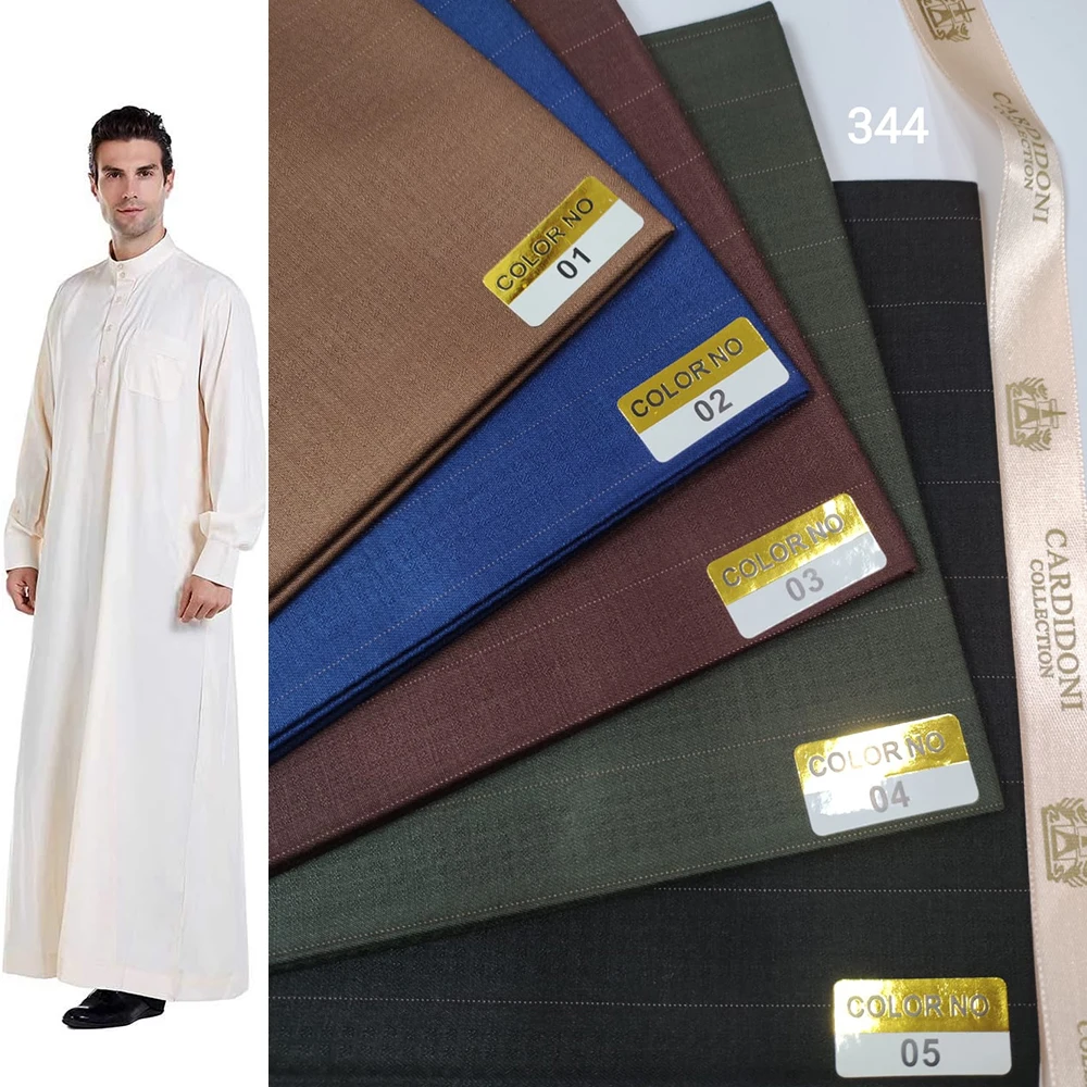 Оптовая продажа 100% плетеная полиэфирная ткань Tr/Арабская Thawb/мусульманская для одежды