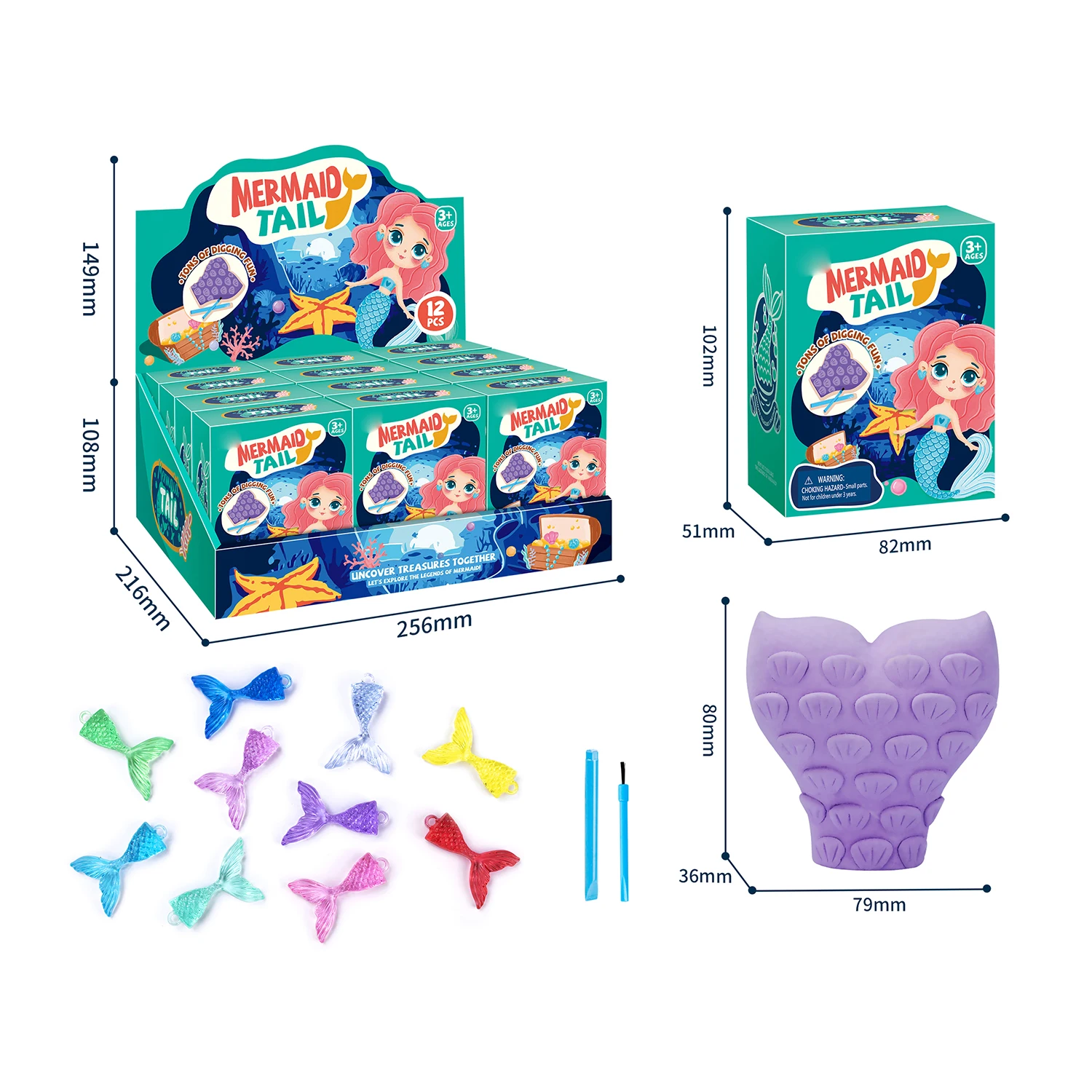 Educational Kids Toy, DIY Archaeological Excavations Toys