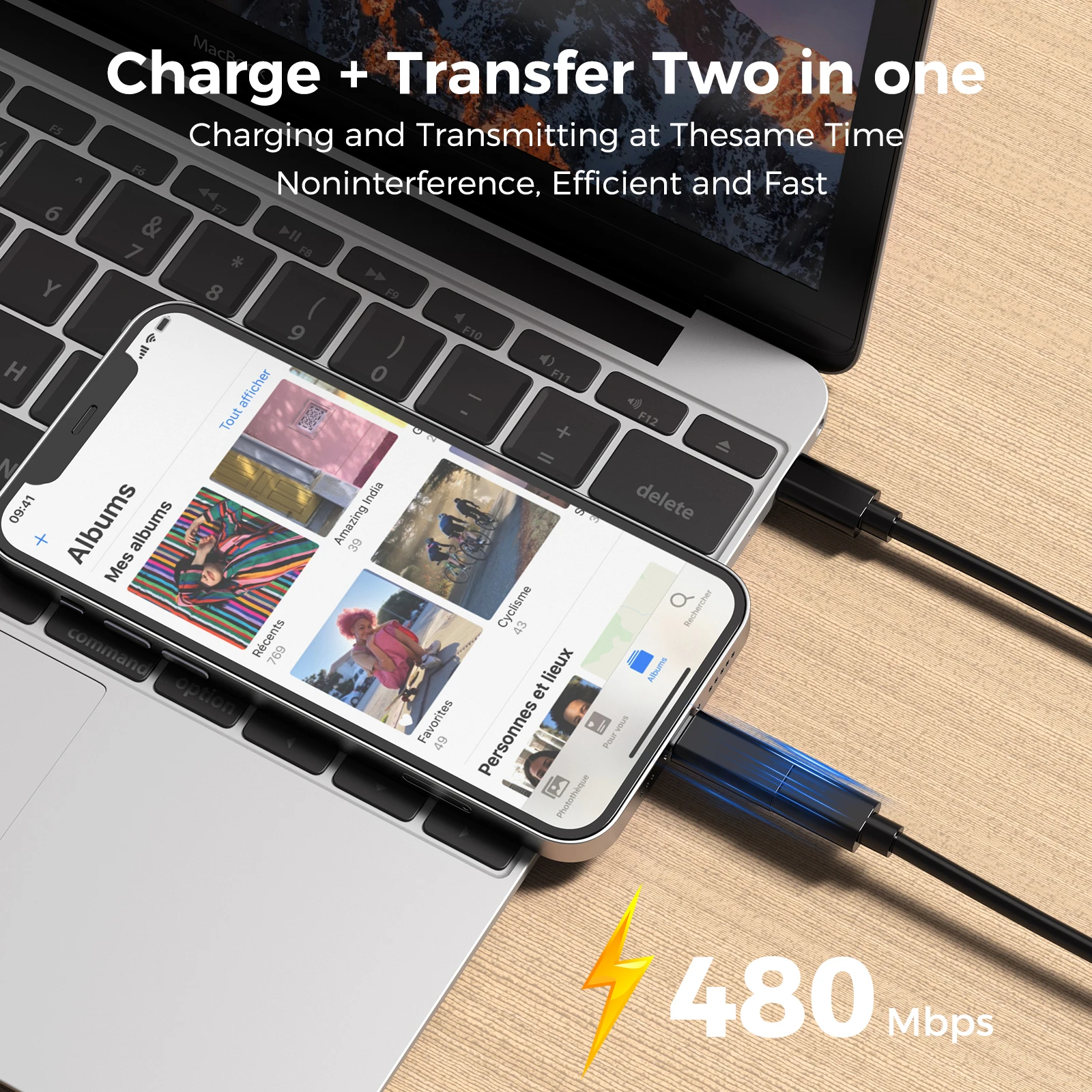 Custom Multi-Function 6 In 1 USB Cable Adapter Kit SIM TF Credit Card Type-C Cable Eject Pin Storage Bag Business Corporate Gift