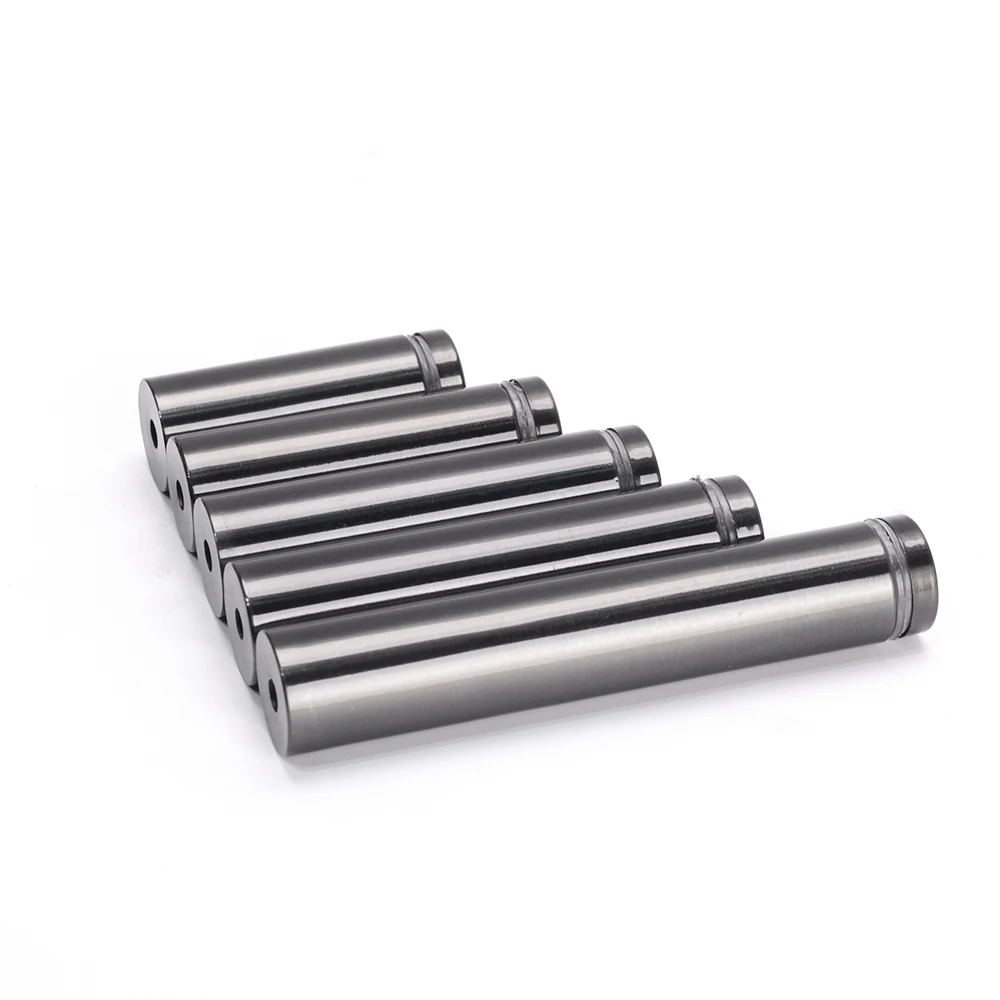 Custom stand off barrel manufacturer professional brass stainless steel glass standoff Iron