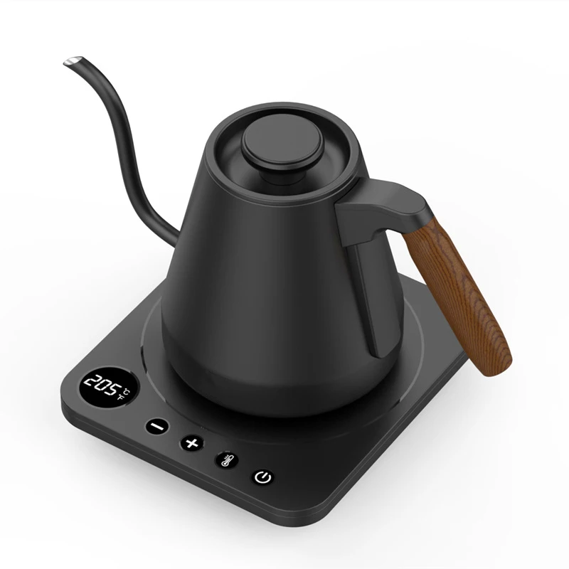 Быстрая доставка, электрический пищевой чайник из нержавеющей стали 800 мл с длинным узким носиком и гусиным носиком