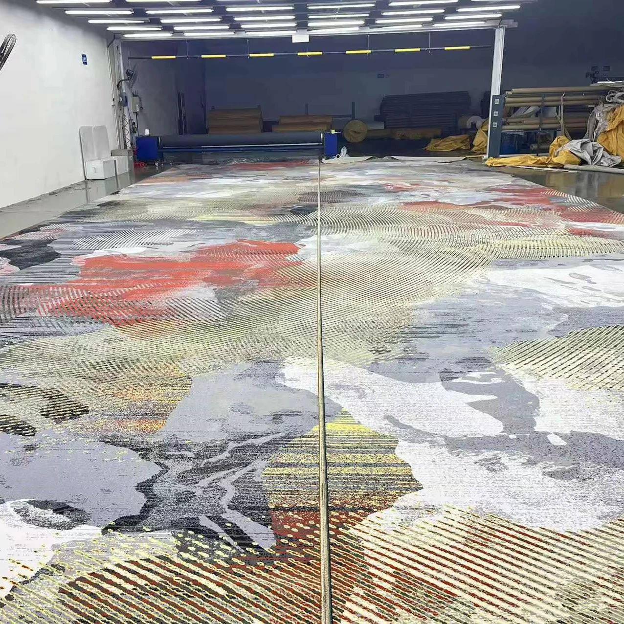 High Quality 100% Nylon Printed Carpet Anti-Slip Machine Made Loop Pile Woven Technique Hotel Home Office Hallway Prayer