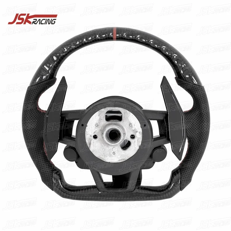 R8 Стиль углеродного волокна руль для AUDI A1 A2 A3 A4 A5 A6 A7 A8 TTS обновление