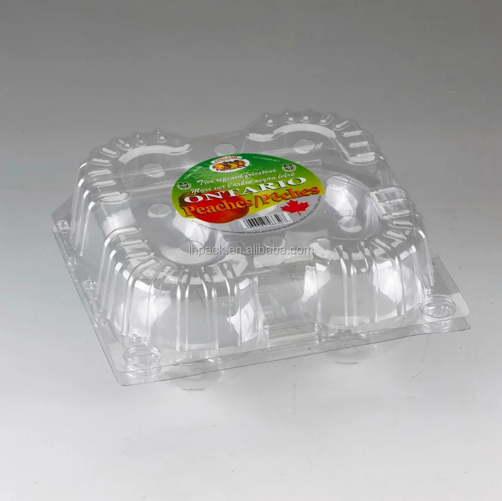 4 шт одноразовый пластиковый контейнер для пищевых продуктов упаковка вынос пластиковые пищевые контейнеры для томатов