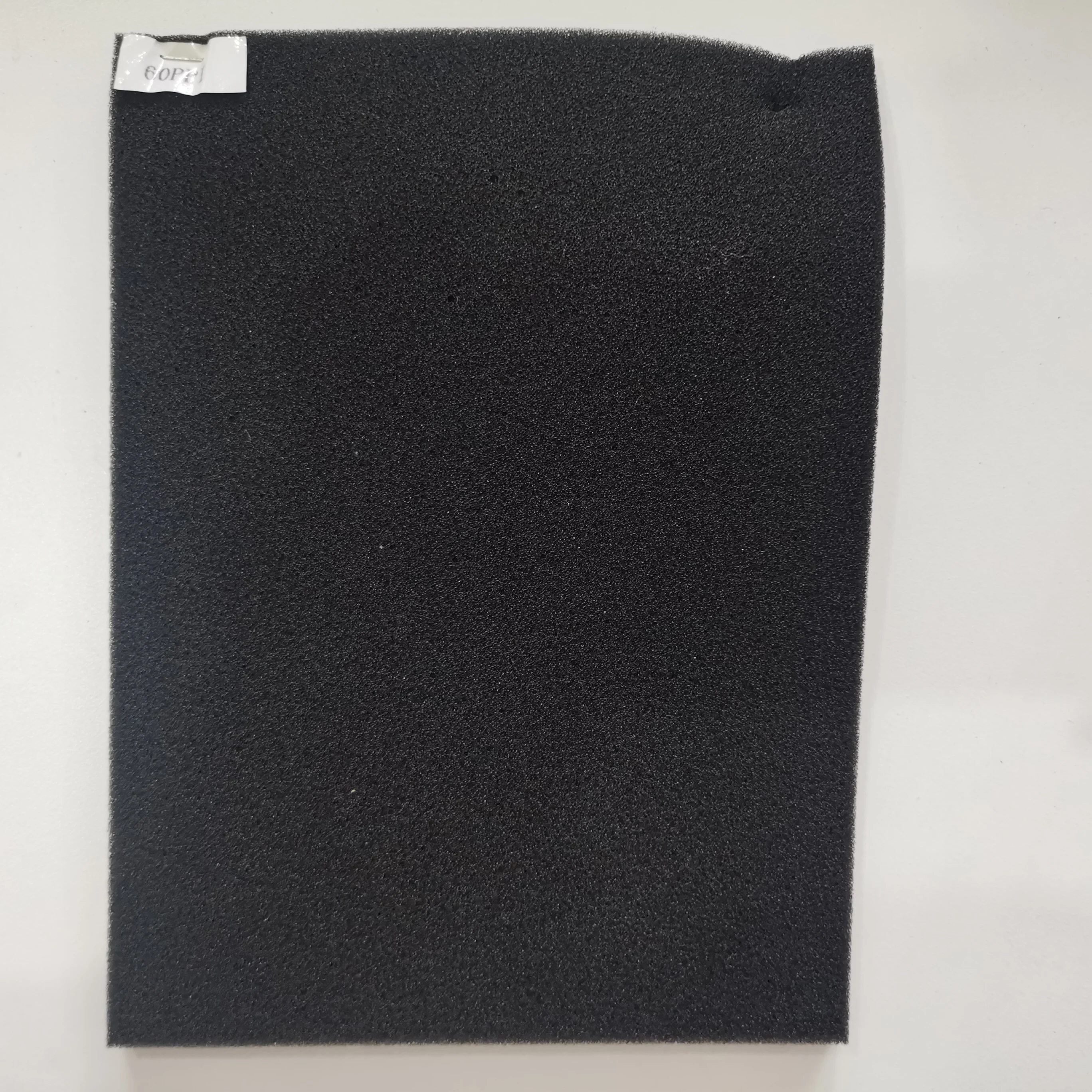 New Activated Carbon Foam with Different Pore Sizes for Effective Air Filtering in Aquarium Sponge