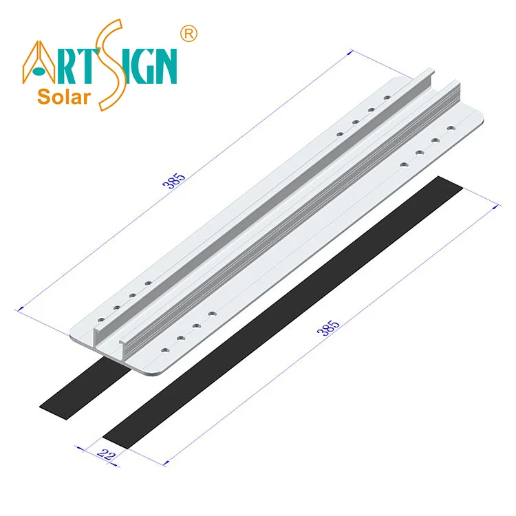 Art sign Top selling rack Modern designs solar structure solar mounting support pv brackets mini rail 07