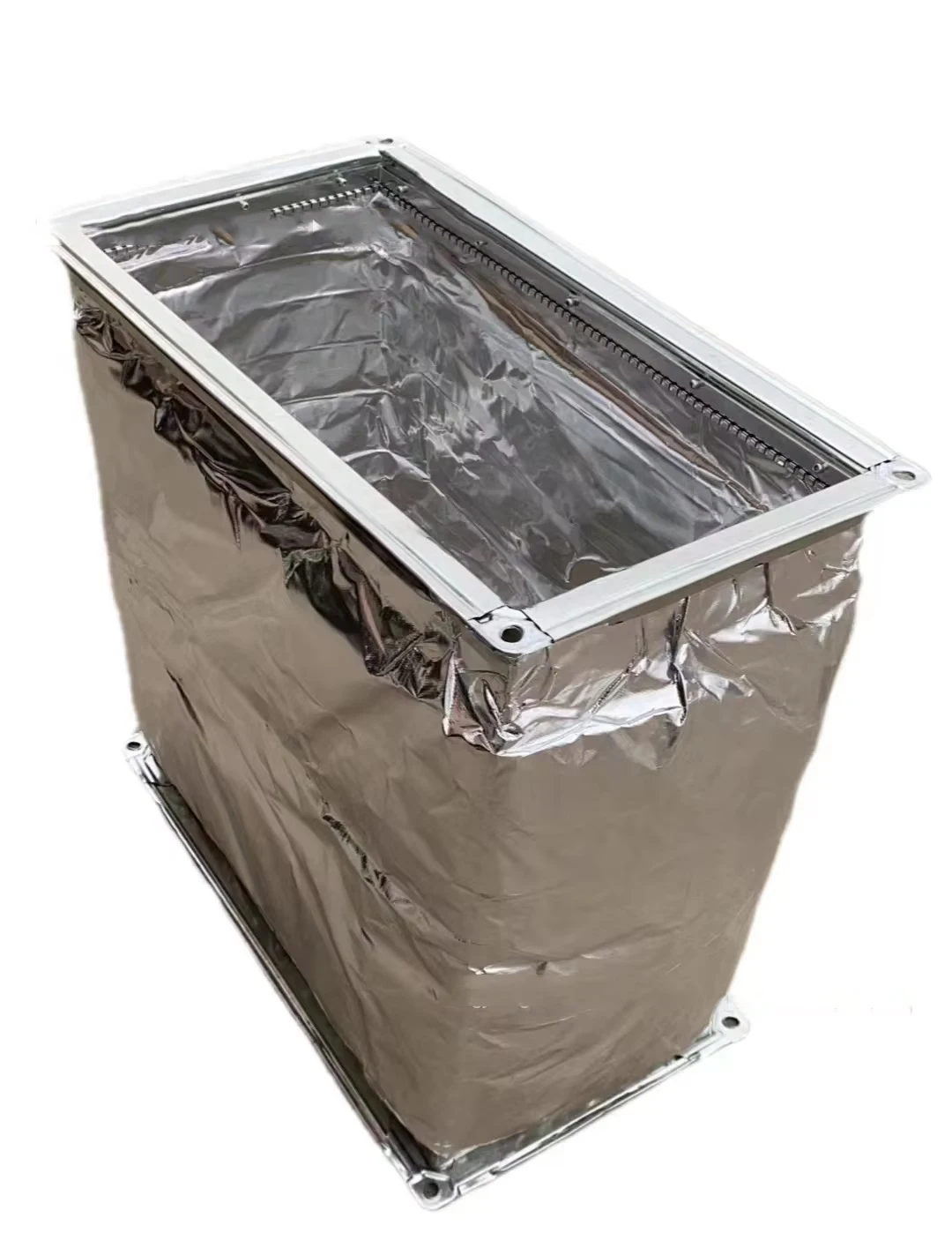 High Quality Rectangular Flexible PVC Duct Connector Ventilation Fireproof High Temperature Resistance Hospitals Outdoor Chinese