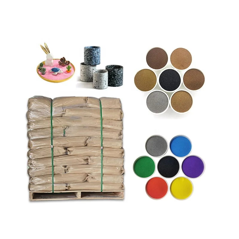 Colorful sand natural color sand coloured indoor play sand for decorative paint