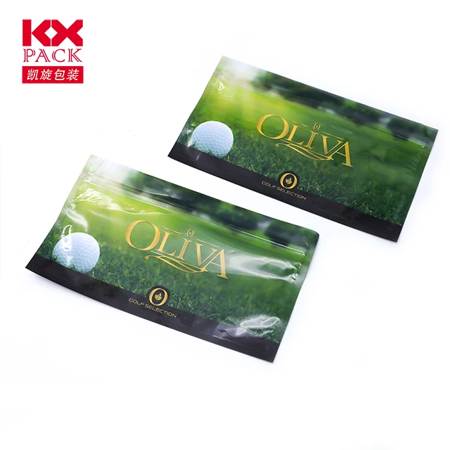 Factory Direct Packaging Printing 3 Side Sealing Bag Food Packaging Mylar Bags Tobacco Pouch Cigar Bags Custom With Zipper