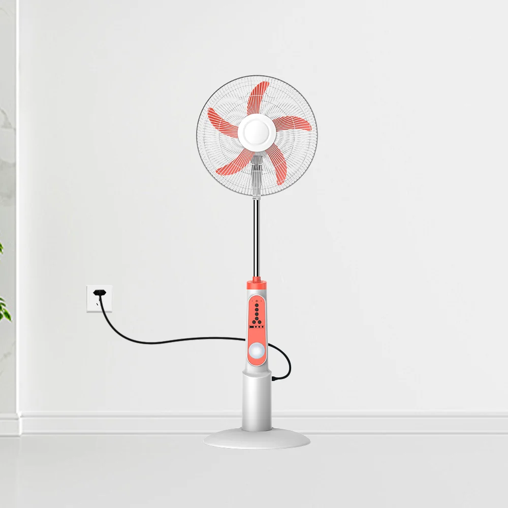 Wholesale Outdoor 16 Inch Remote Control  Ac Dc Rechargeable Fan Floor Standing Solar Powered Electric Fan