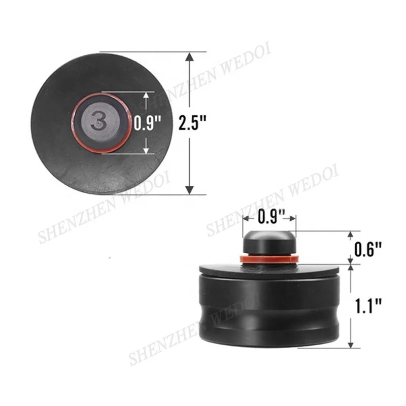 Jack Pad for Tesla Y Lift Tool 4 Pcs Lifting Rubber Polyurethane Pads Adapter for Model 3/S/X/Y for Tesla Accessories