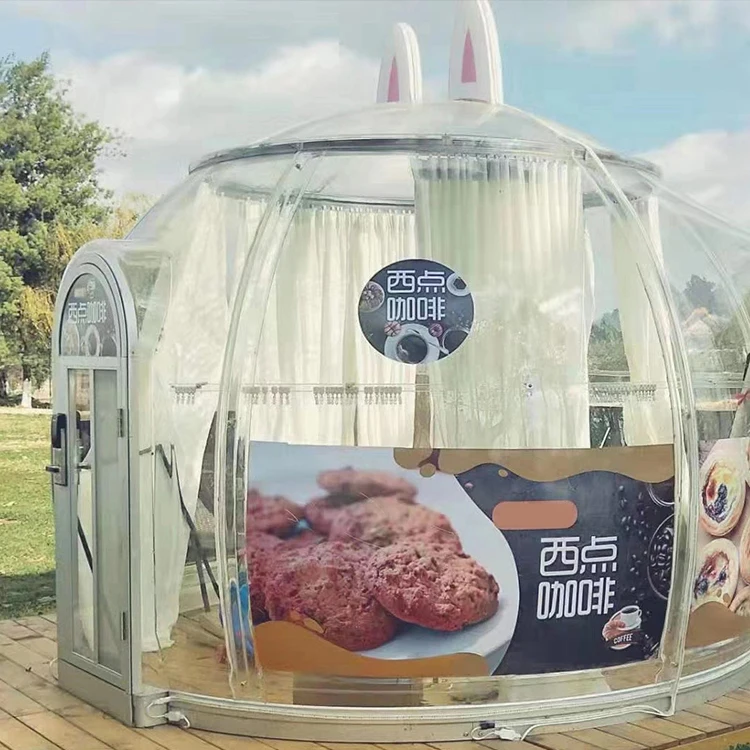 good quality Dome House Hot Selling Customized Outdoor PC Transparent Aluminium Exhibition Tents Star Bubble House