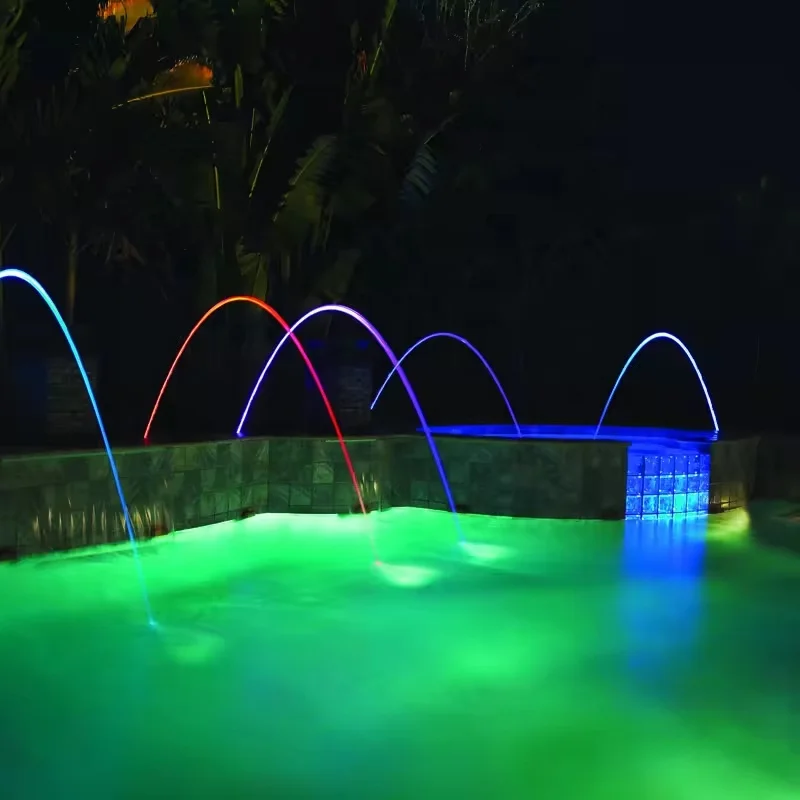 Outdoor Music Laminar Jet  Fountain Jumping Water Fountain