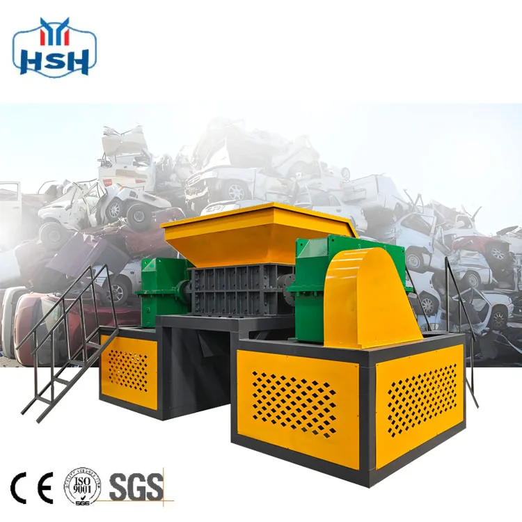 High Quality Best Price Eco-friendly machinery  steel metal shredder twin shaft metal shredder