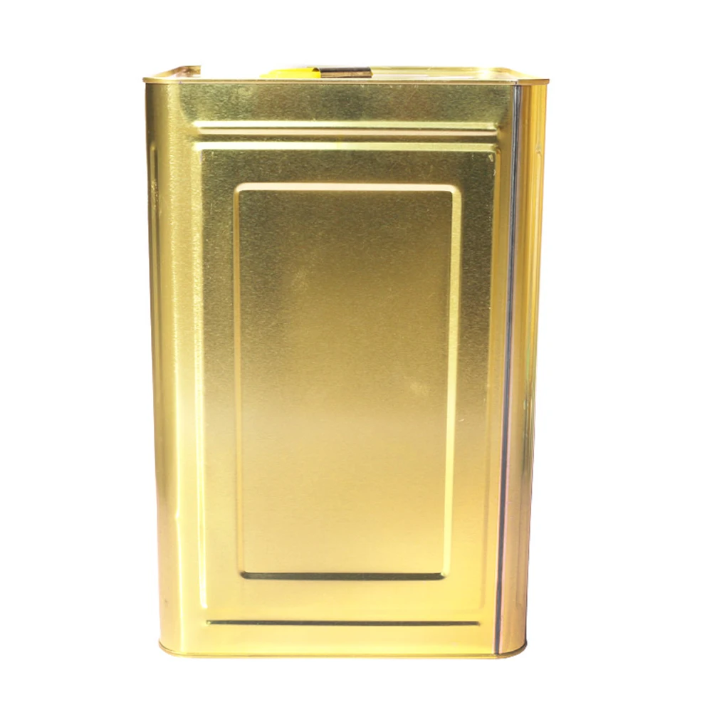 cooking oil tin 20l oil tin metal oil tin can with plastic spout