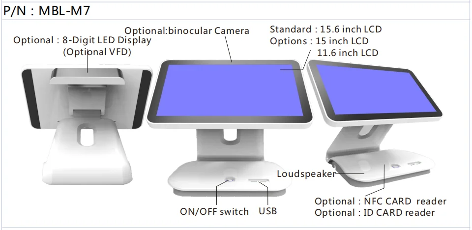 Caja Registradora Pos Equipment Manufacturer Touch Screen All In One Pos System Cash Register Kasse Machine For Supermarket