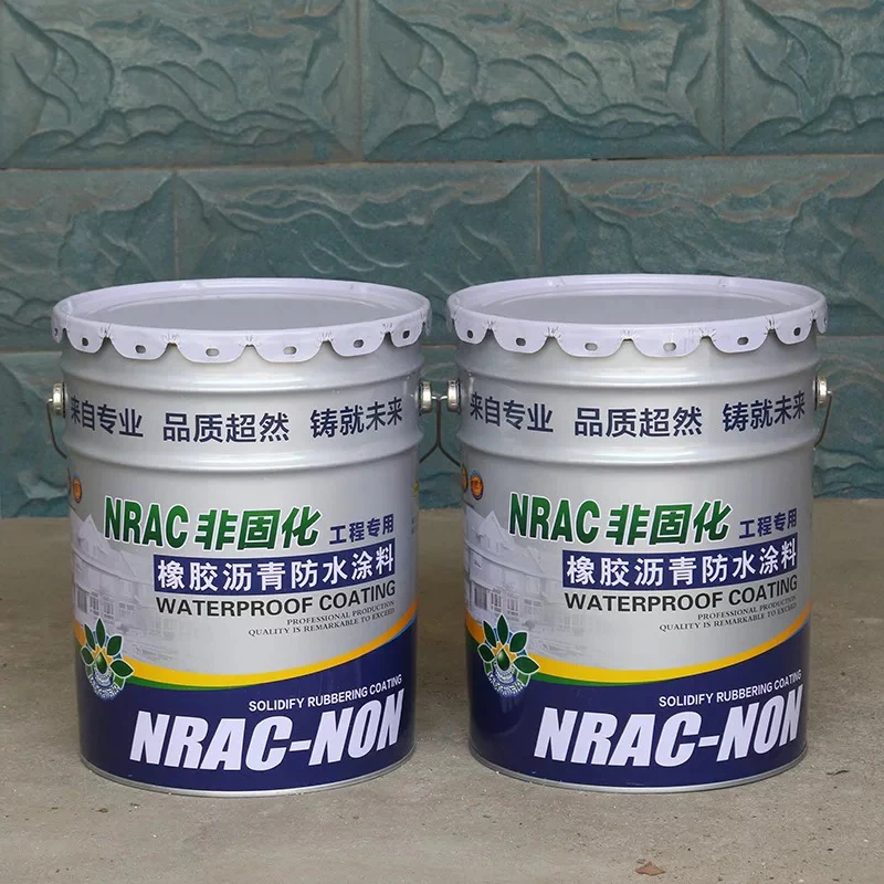 
Spraying Non curing rubber asphalt waterproof coating liquid rubber bitumen for buildings 