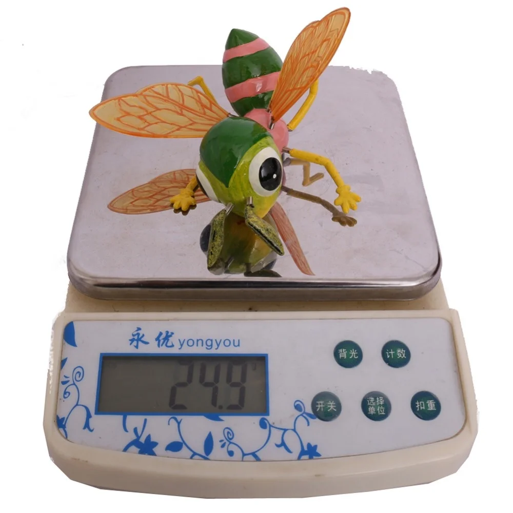 Factory Wholesale Multicolor Plastic Bee Garden Stake Insect-Design Landscape Decoration Indoor Yard Ornament for Edging Decor