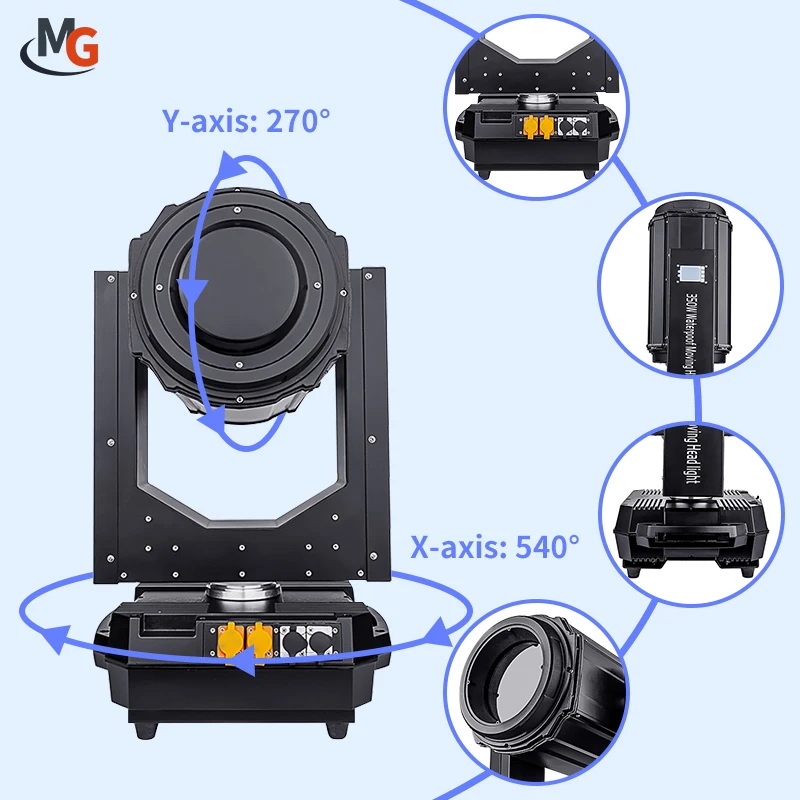 High Quality 350W IP65 Outdoor Waterproof Beam Sharpy Moving Head Beam for Outdoor Wedding Stage Performance