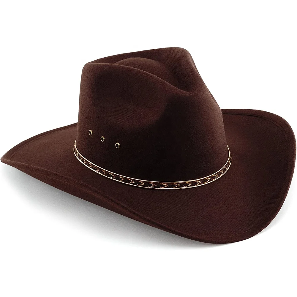 Wholesale Cowboy Hats Cheap pro wide brim floppy Cowboy Hats For Sale Wool Felt Cowboy Hat