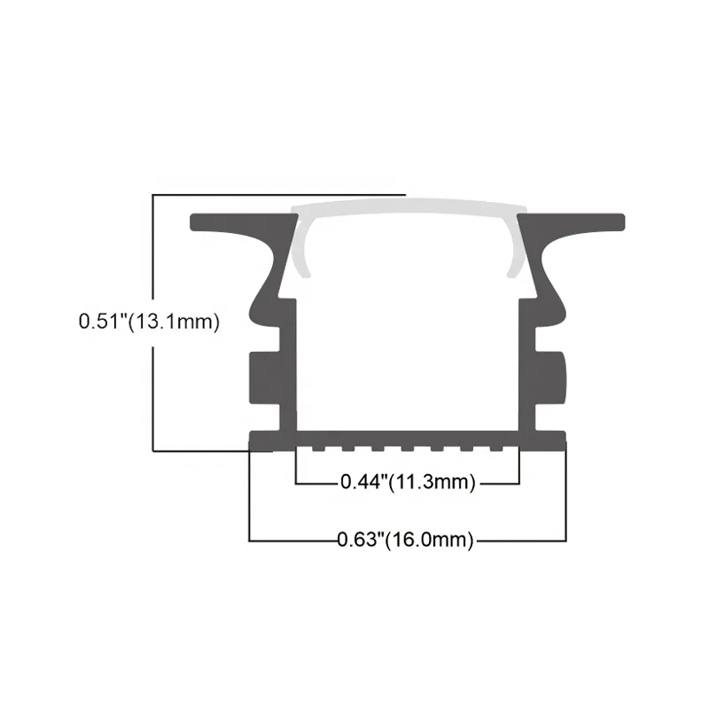 Top Sales LED Wall Mounted Light Cinema LED Aluminum Extrusion Profile for Strip Lights Custom Aluminum Price Profiles