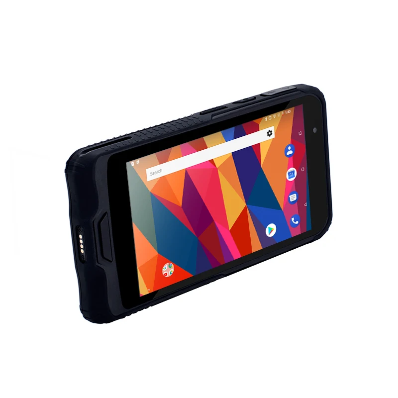 Ручной Водонепроницаемый IP67 6 дюймов 4G LTE 5000 мАч Прочный android сканер штрих-кода Мини ПК КПК с пистолетной