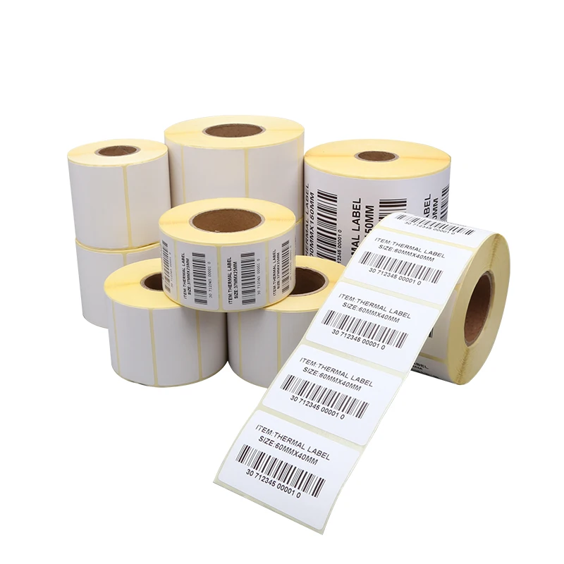 Waterproof Adhesive  Blank Shipping Thermal Label  4x6