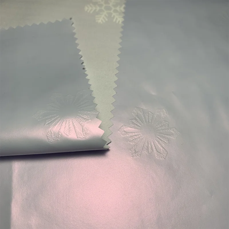 2022 New style 3D puff printing embossed composite fabric 150gsm 75D high-stretch polyester fabric for down-jacket