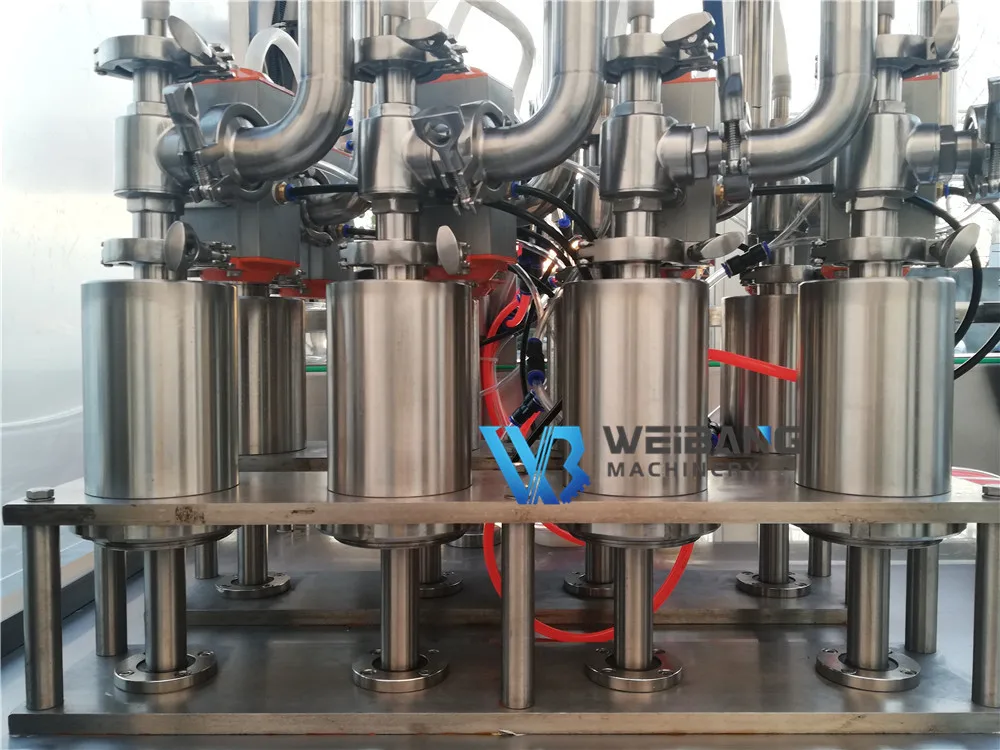 Automatic Glass Jar  Filling Machine 180ml 280ml Consistency of Creamed Honey  chocolate spread filling and capping machine