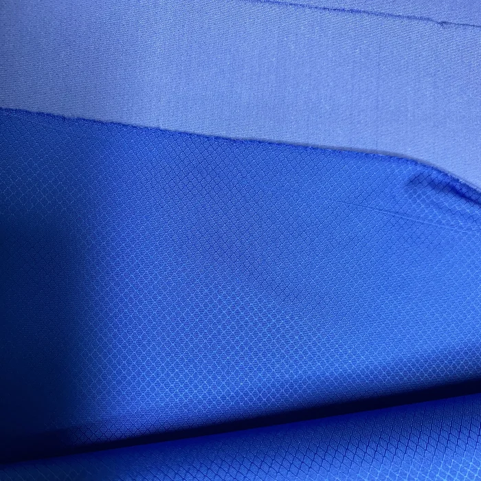 240T Pongee W/R Poly diamond ripstop with milky PU coated polyester windbreaker jacket fabric