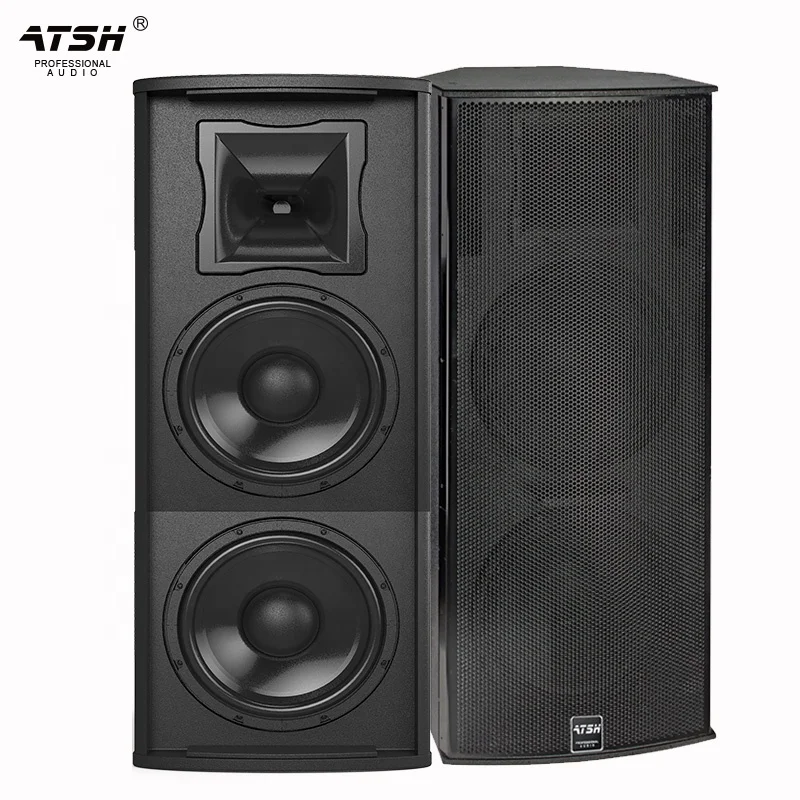 ATSH CF-215 OEM/ODM Custom Stage Sound Box High Quality Customize Big PA DJ Karaoke Passive Audio Speakers