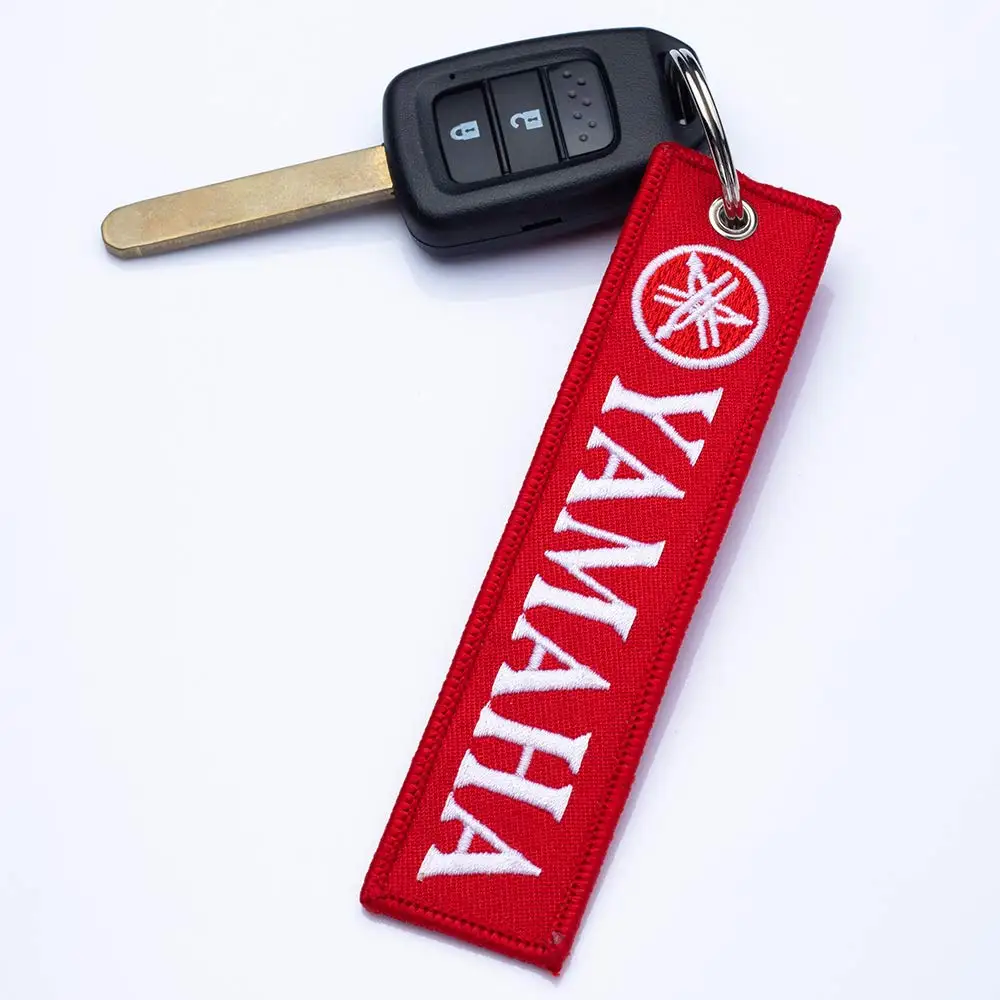 Manufacturers wholesale American flag embroidery key chain backpack small gift pendant promotional keychains & carabiners