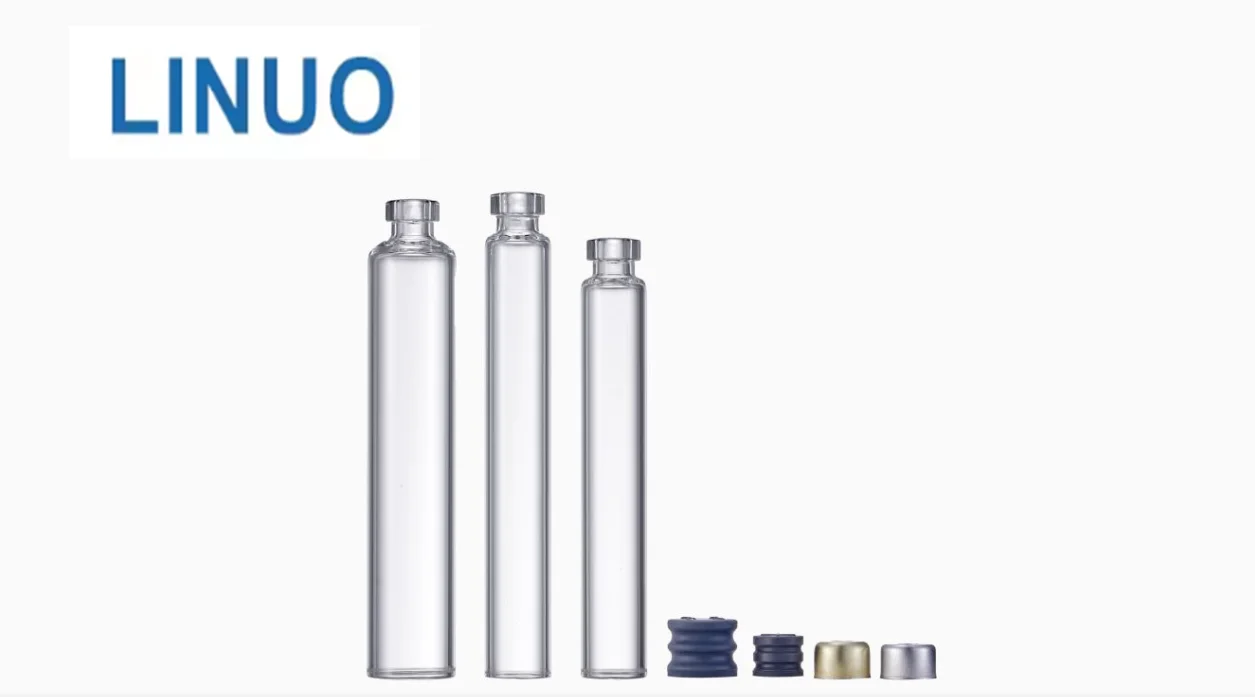 1.5ml 3ml clear borosilicate glass cartridge with plunger and aluminium cap for insulin medicine