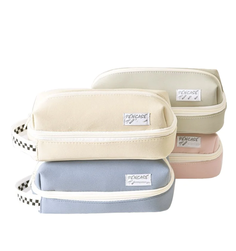GL OEM Trousse Maquillage большой емкости тканевый канцелярский пенал