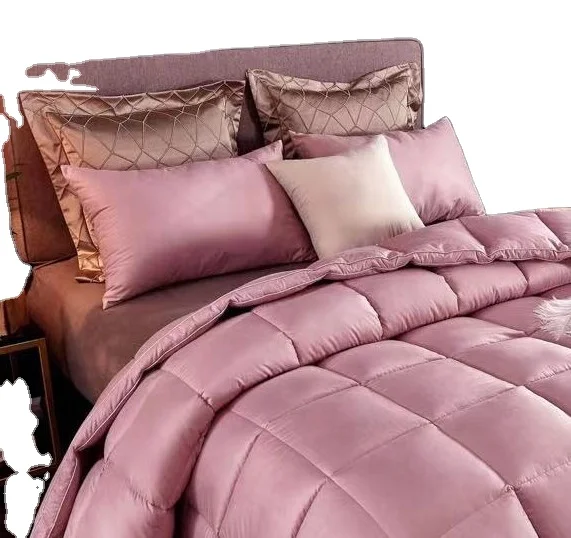 Лидер продаж 2022 Роскошное однотонное хлопковое постельное белье одеяло хорошего качества