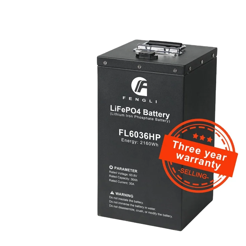 Fengli 60V 50Ah lithium Battery for Electric Adult Scooter, Tricycle, Go Cart, Mobility 7000W Customized
