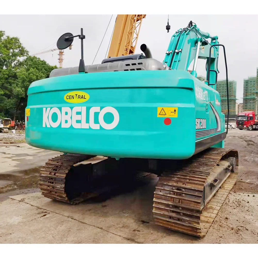 Used kobelco sk200 sk200-8 Hydraulic crawler excavator 20ton  Kobelco SK210 SK220 Digging excavator Machine