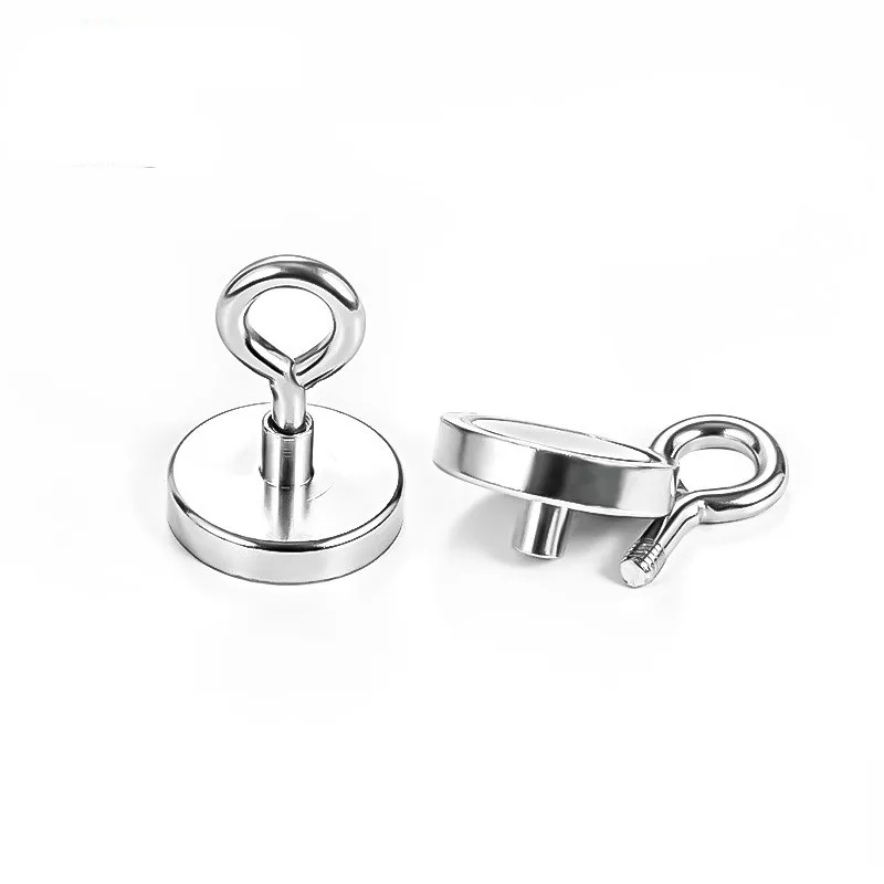 Magnetic eye hook Magnetic eye hook closed round magnetic hook fishing magnet