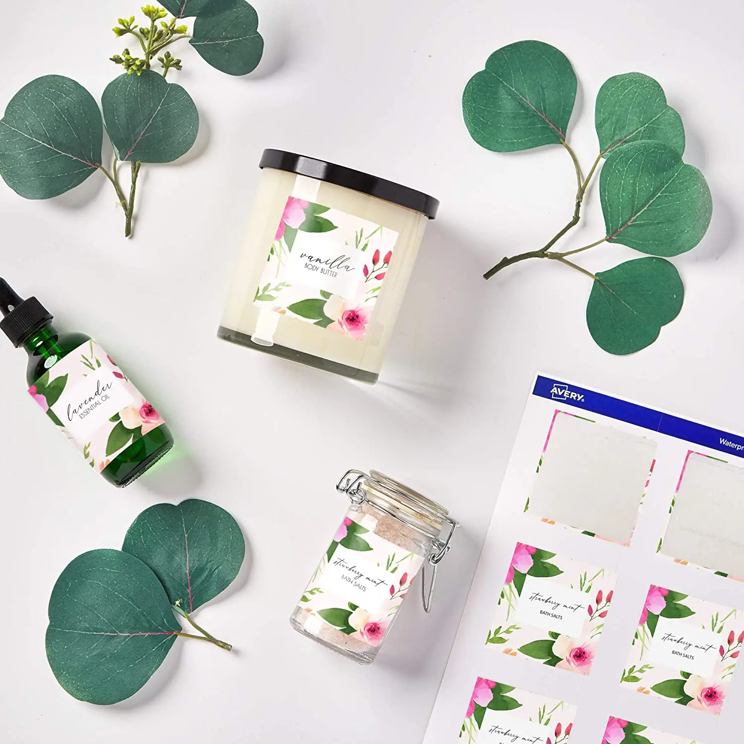 Custom Plastic Bottle Logo Label Sticker Print,Private Cosmetic Labels For PET Lotion Bottle Waterproof Label