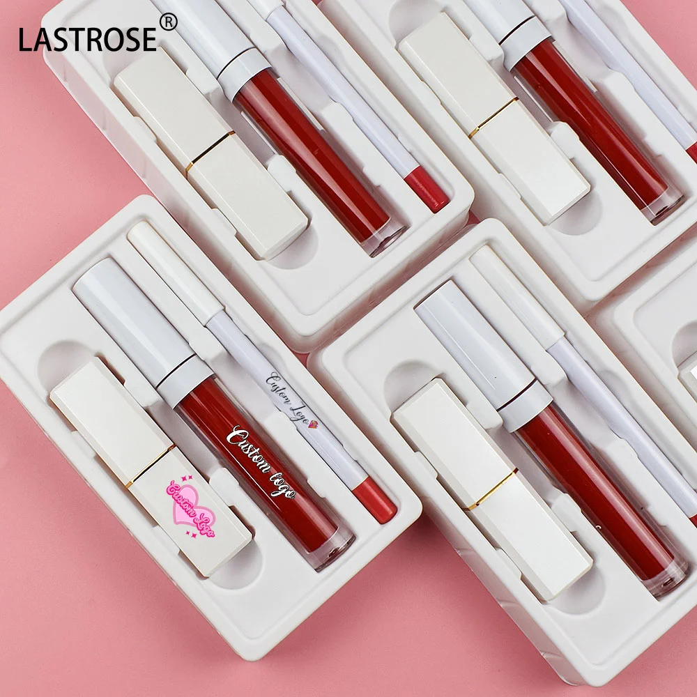 Wholesale 3-in-1 Kits Makeup Cosmetics Lipstick Liner Lipgloss Lipliner Gift Set Private Label with Logo