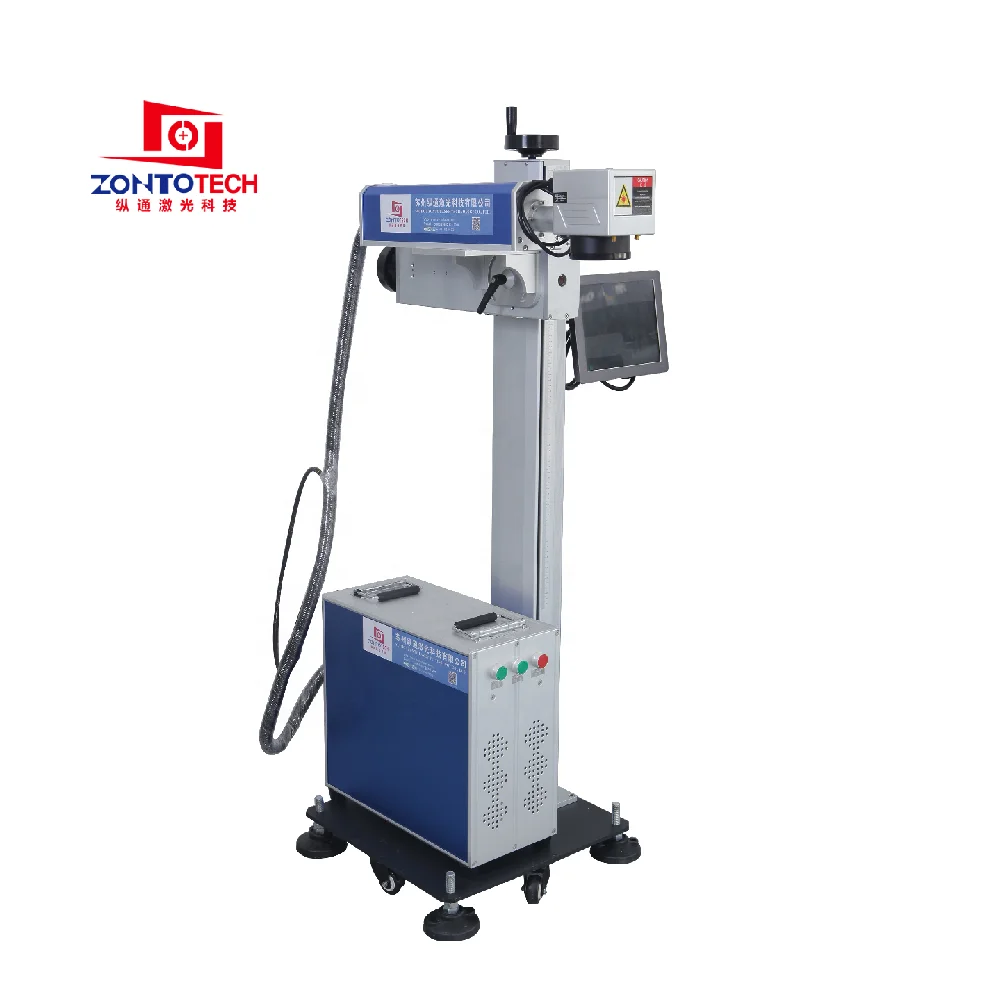 Fiber Laser Printer for PVC PE HDPE Pipes Wire Cables Fittings Coding Marking Laser Marking Machine