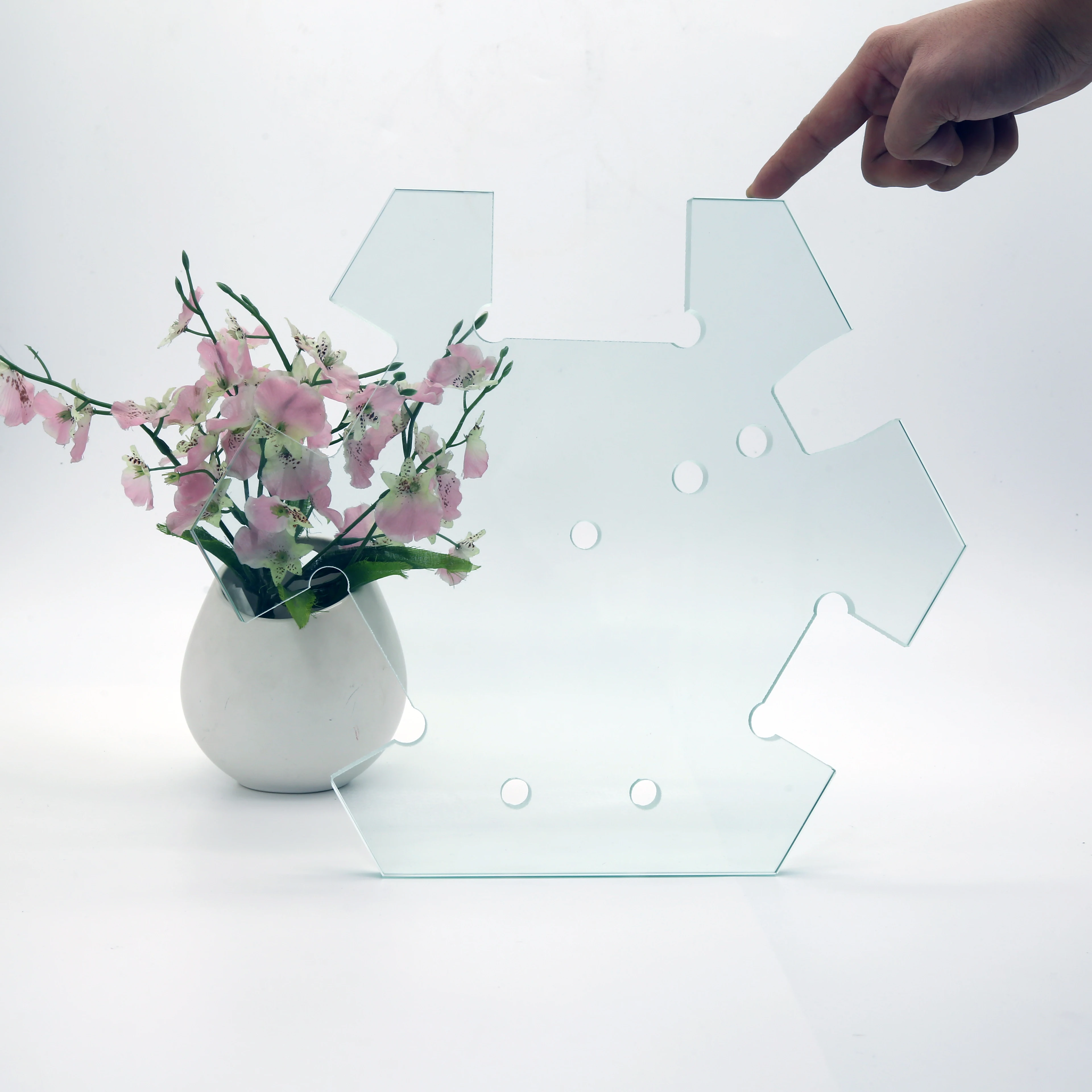 6mm,8mm, 10mm, 12mm Clear Toughened/Tempered Glass for Swimming Pool Fence