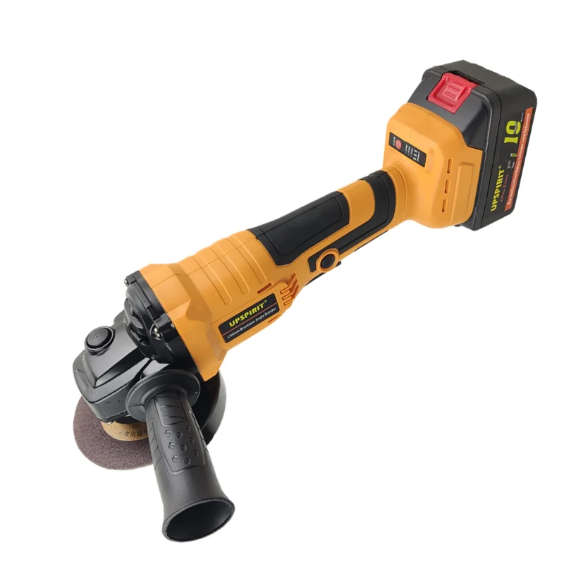 4in 100mm li-ion battery cordless angle grinder with 2 batteries and 1 charger