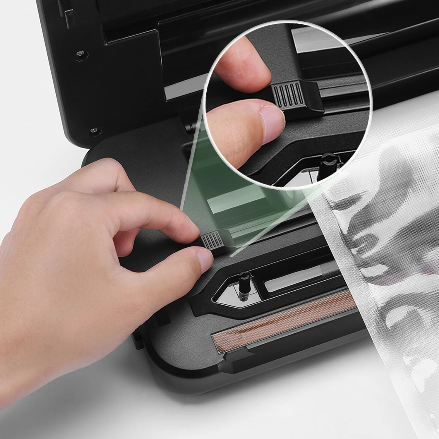 Super Powerful Electric Food Vacuum Sealer Stainless Steel for Household Use Extends Lifespan of Food Five Times