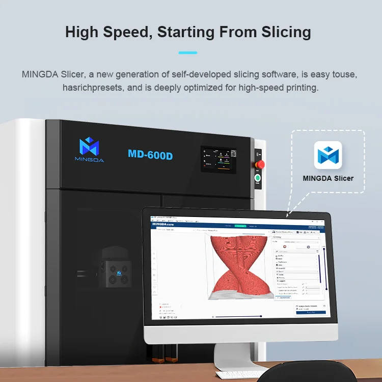 MD-600D fast 600*600*600mm special offer multicolor big size 3d printers