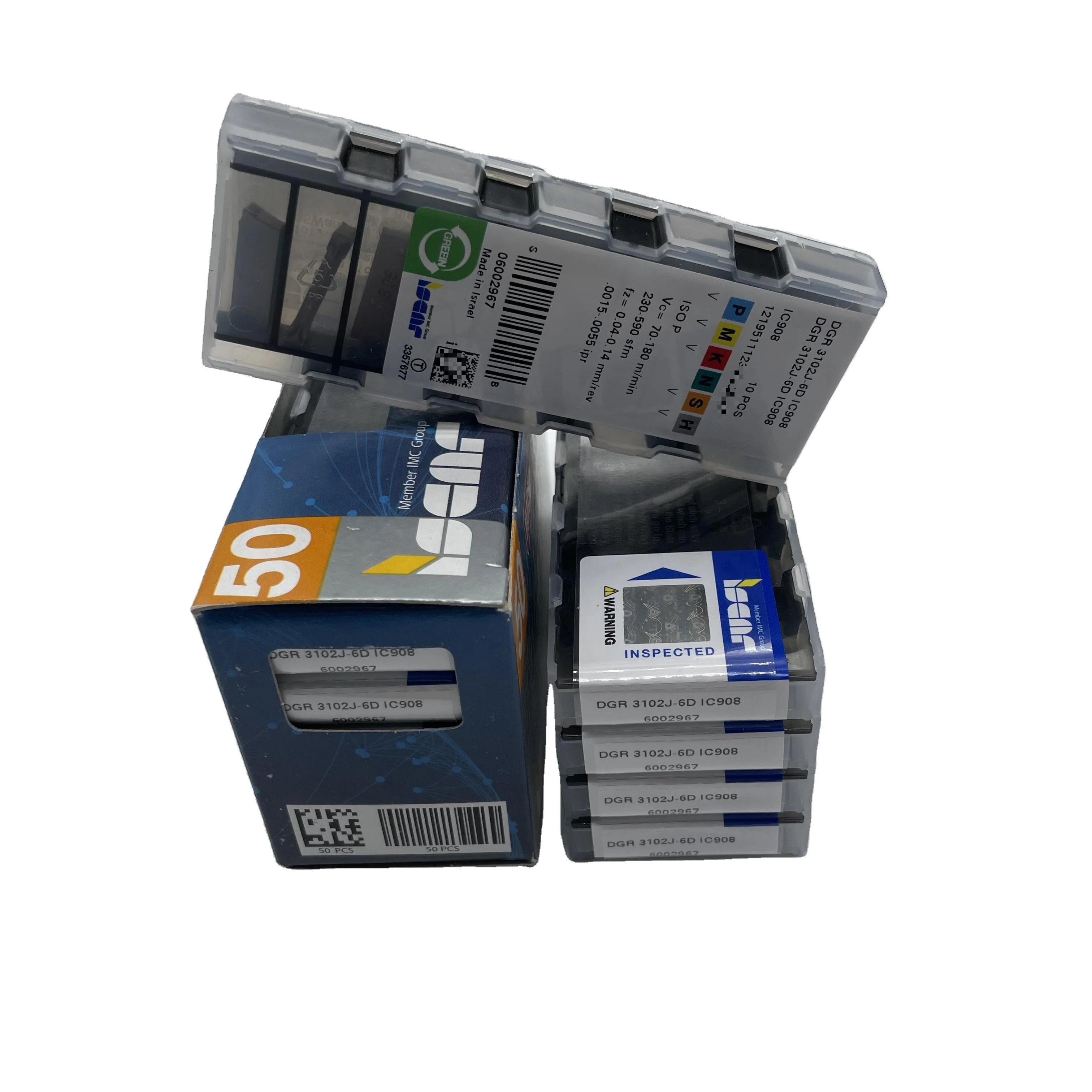 Вставка из карбида вольфрама DGR 3102J-6D IC908 твердосплавная вставка cnc pvd