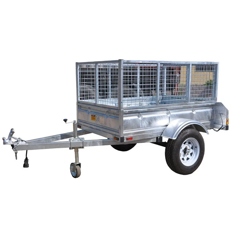 750kgs 6*4 7*4 8*5 single axle trailer