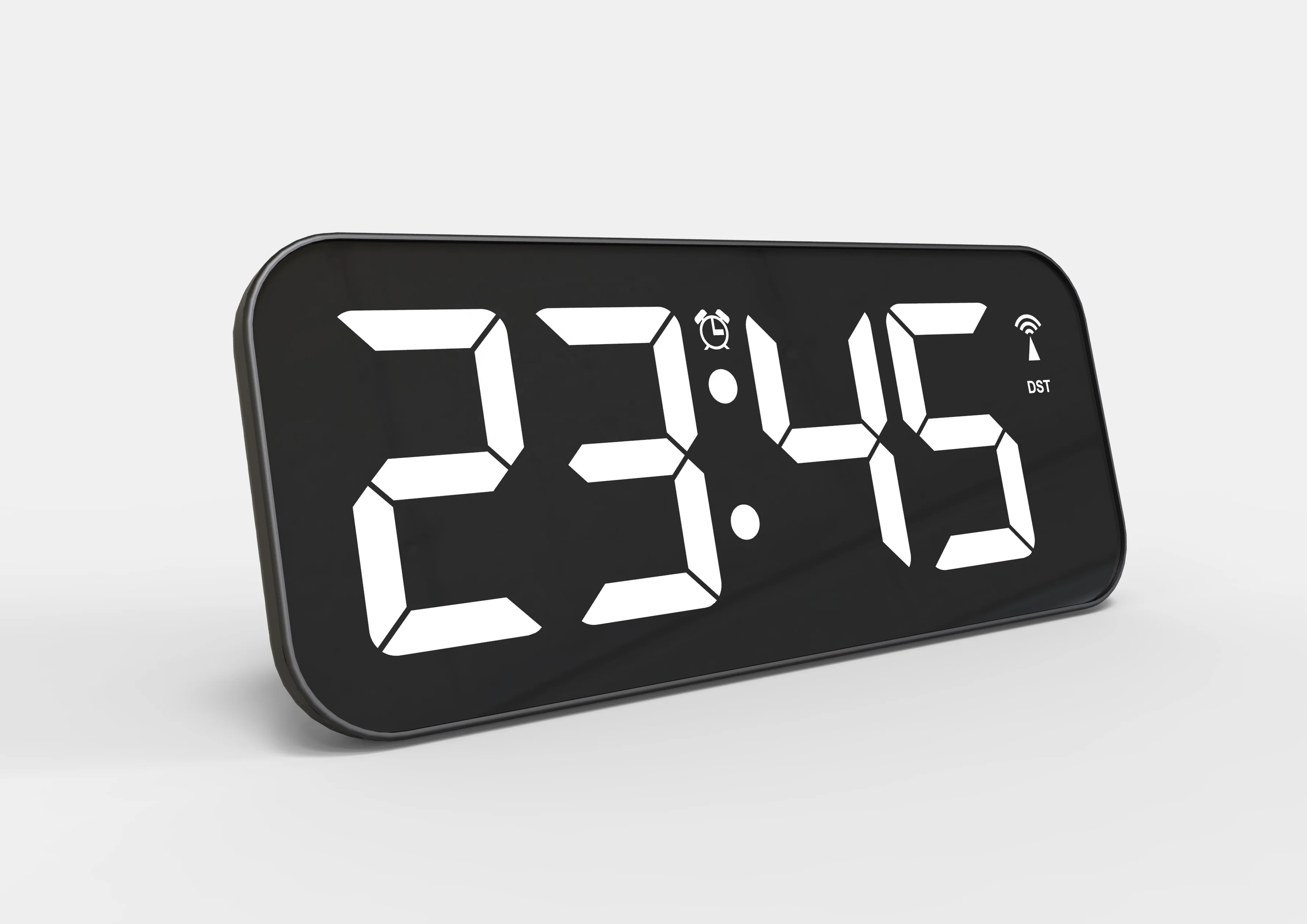 In Large Digital Wall Alarm Clock Easy-read LED Clock Wholesale 12 in Electronic Customized New Year Square Modern DC 5V/1A