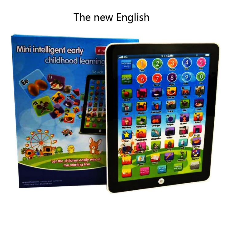 Popular kids toys tablet learning mini early educational point reading machine English Russian
